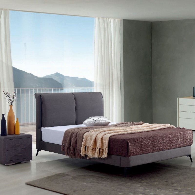 Κρεβάτι Irene Γκρι 160 x 218 x 105, 600-001