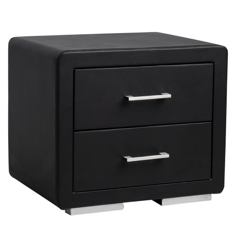 Κομοδίνο Vivo Μαύρο 49 x 39 x 42, 600-024