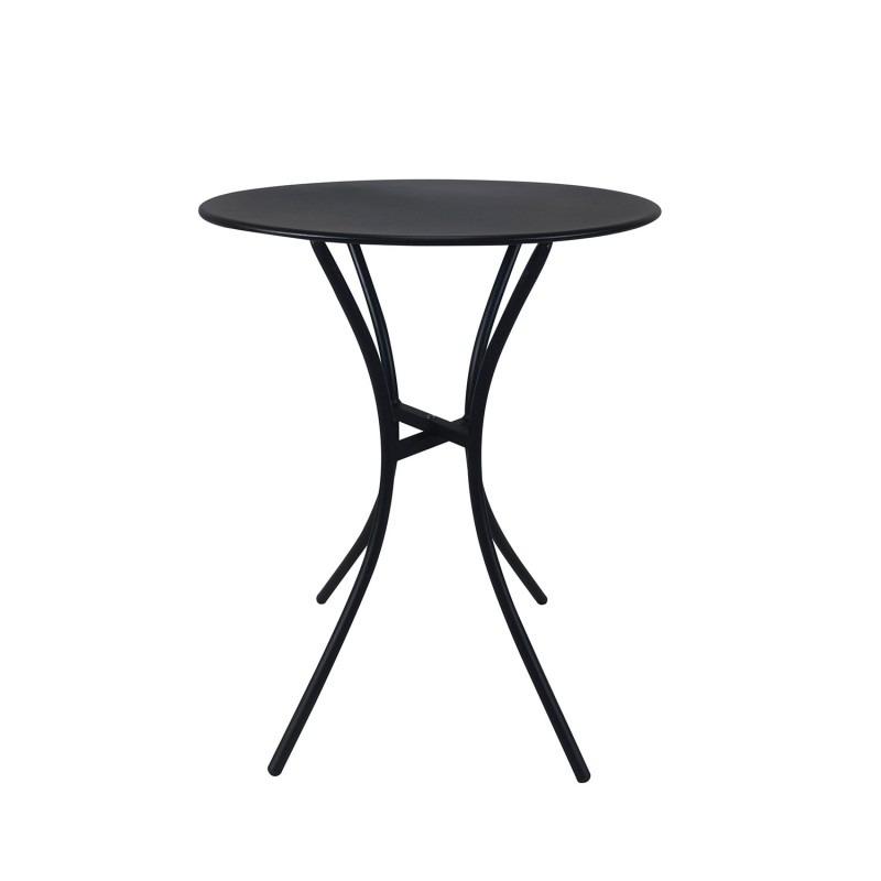 Τραπέζι Gimiano Μαύρο  x Φ60 x 72, 700-030