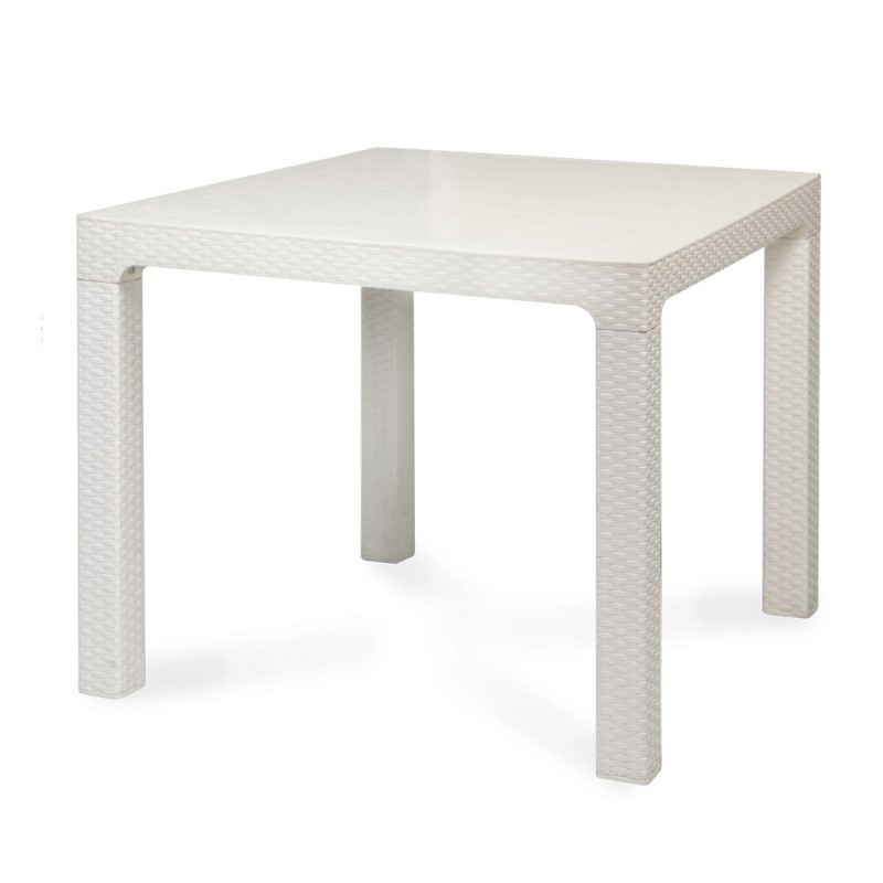 Τραπέζι Arizona 90 Λευκό 90 x 90 x 75, 900-170