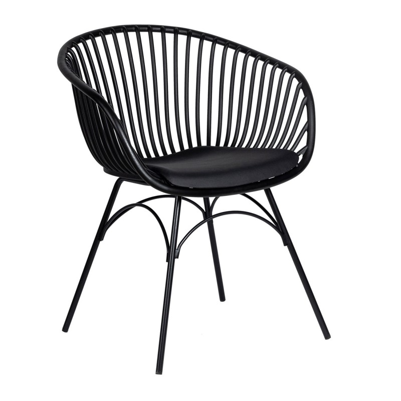 Πολυθρόνα Quazar  Μαύρο 59.50 x 55 x 78, 900-243