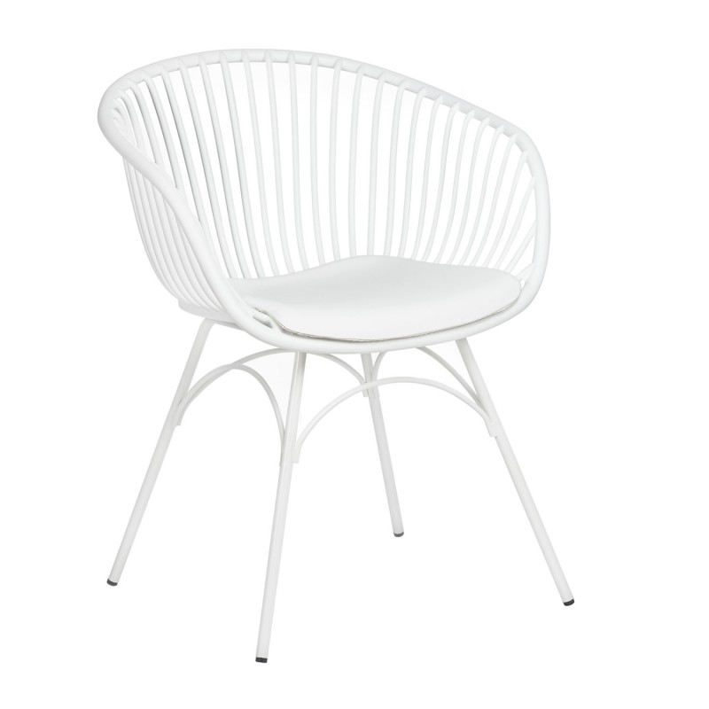 Πολυθρόνα Quazar  Λευκό 59.50 x 55 x 78, 900-247