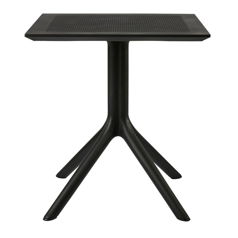 Τραπέζι Ocean μαύρο 70 x 70 x 75, 900-266