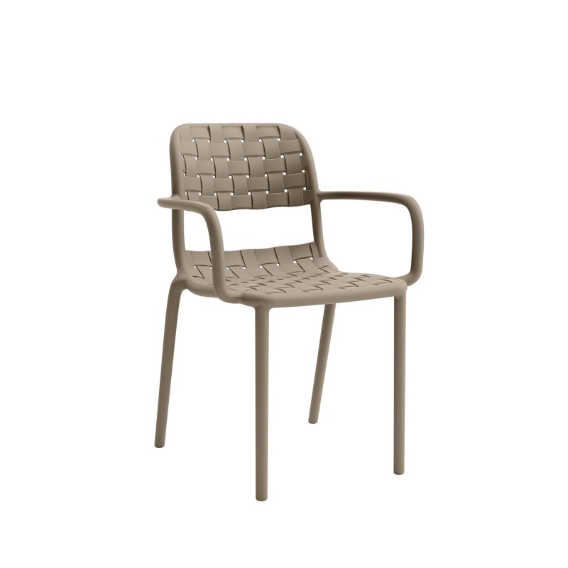 Πολυθρόνα Tonic μόκα 55 x 57 x 82, 900-346