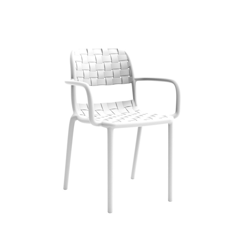 Πολυθρόνα Tonic λευκό 55 x 57 x 82, 900-349