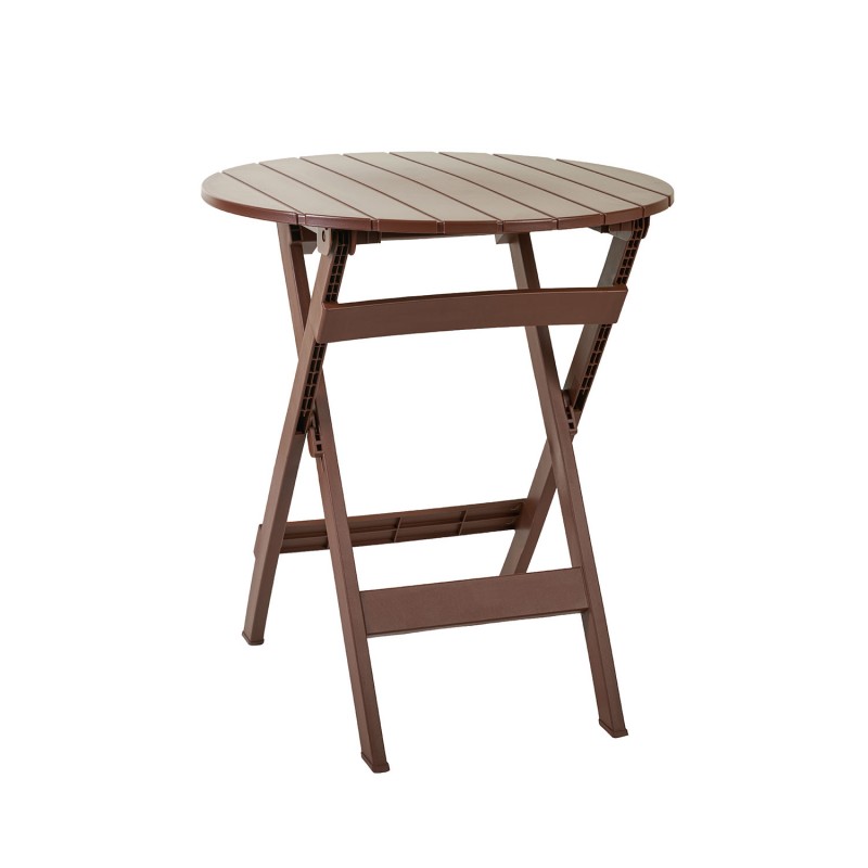 Τραπέζι Orbit καφέ Φ62 x  x 80, 900-380