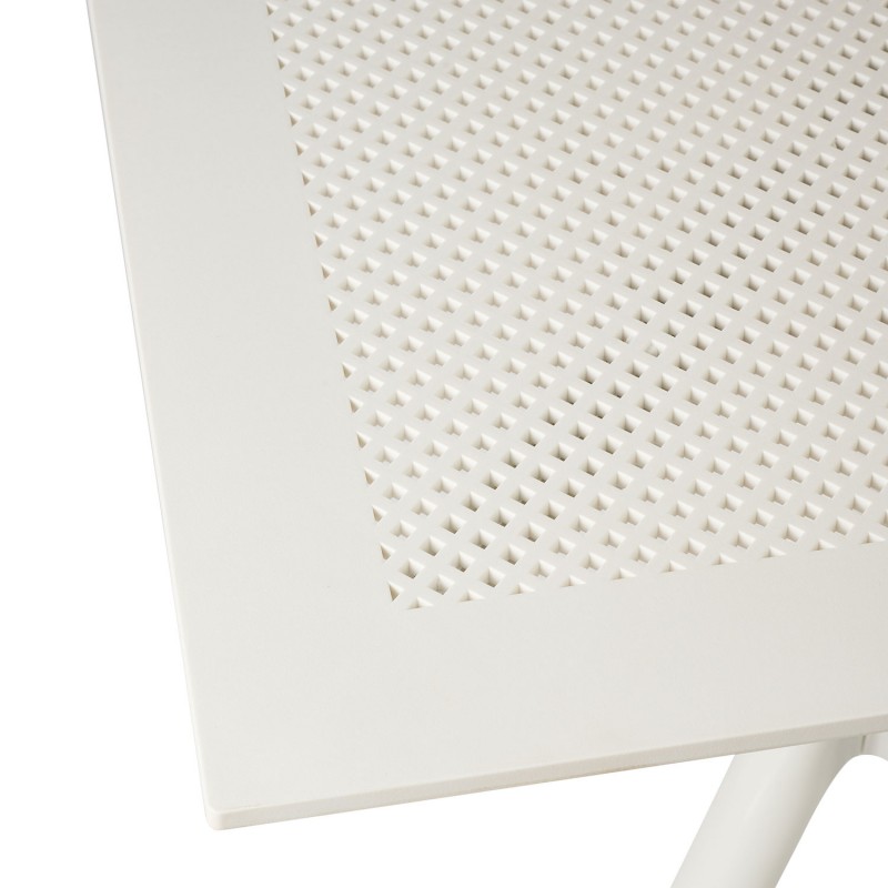 Τραπέζι Ocean λευκό 70 x 70 x 75, 900-265