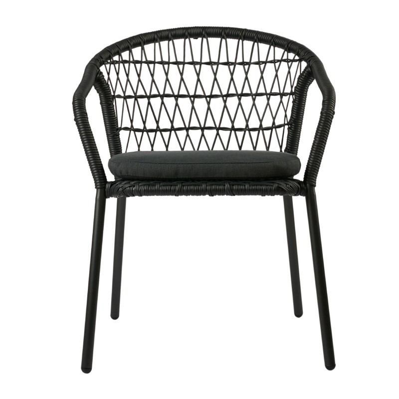 Πολυθρόνα Nuera Μαύρο 61.5 x 61 x 80, 900-254