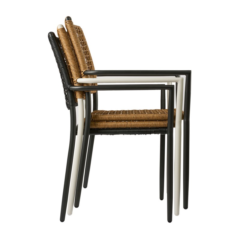 Πολυθρόνα Sati Μαύρο 57 x 60 x 88, 900-256