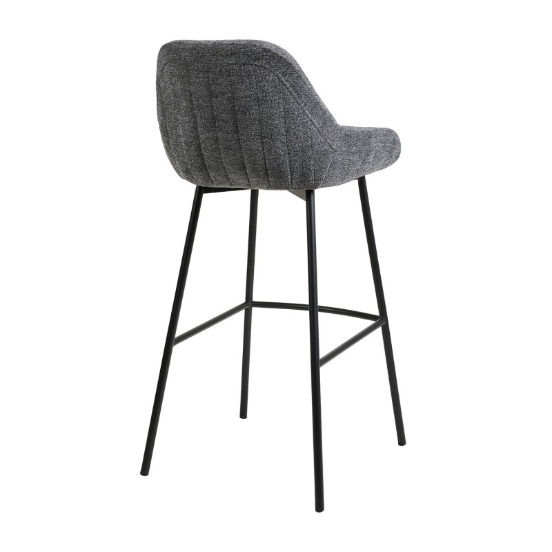 Σκαμπό Roko ύφασμα γκρι 49 x 53 x 97, 200-129