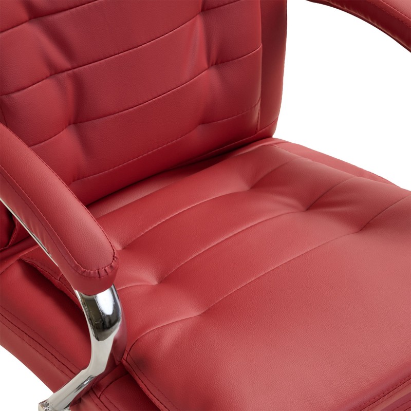 Kαρέκλα γραφείου Adelina μπορντό 65 x 62 x 105-116, 500-086