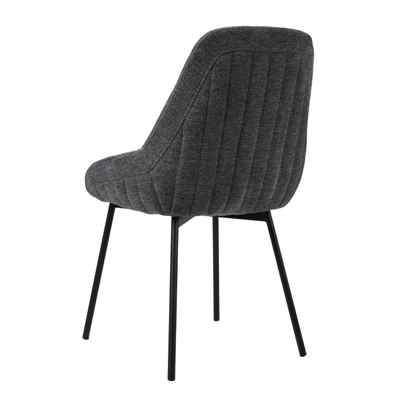 Καρέκλα Riviera γκρι 55 x 60 x 87, 300-413