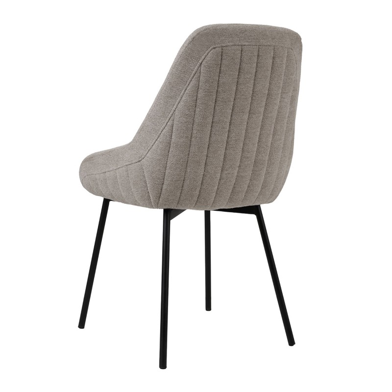 Καρέκλα Riviera μπεζ 55 x 60 x 87, 300-415