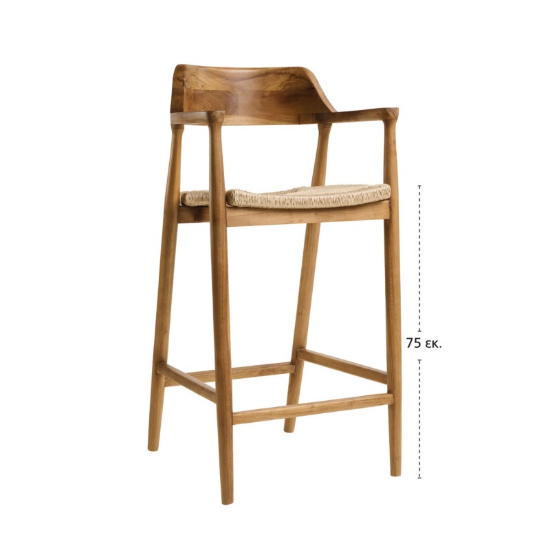 Σκαμπό AXEL 75 φυσικό 58 x 54 x 110, 901-049