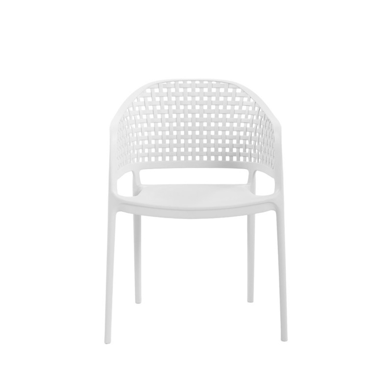 Πολυθρόνα CUBA λευκό 56 x 54 x 81, 900-338