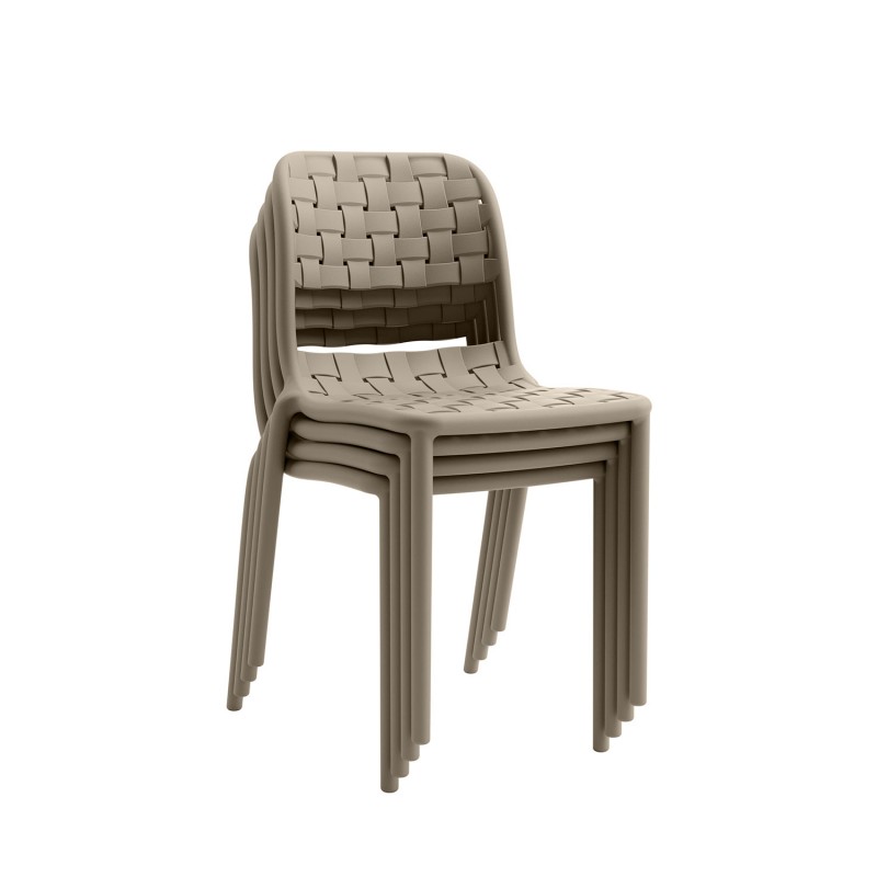 Καρέκλα Tonic-C μόκα 55 x 55 x 82, 900-350