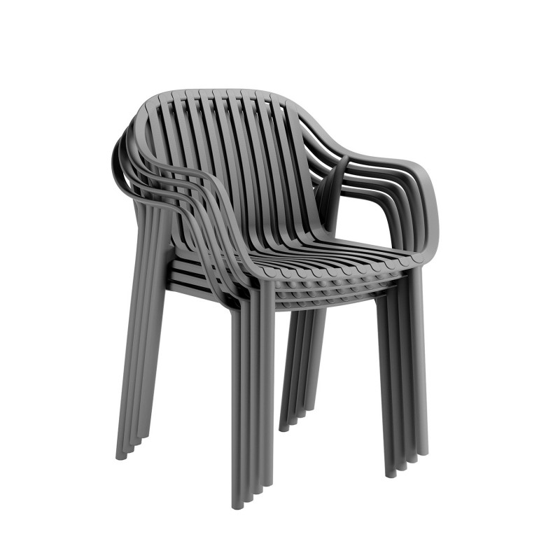 Καρέκλα Luaz γκρι 54 x 60 x 83, 900-357