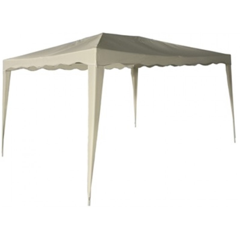 ΚΙΟΣΚΙ ΚΗΠΟΥ ΛΕΥΚΟ (ΑΝΟΙΧΤΟ ΕΚΡΟΥ) Π300 x Μ400 xY200/250cm POL 140gr/m2