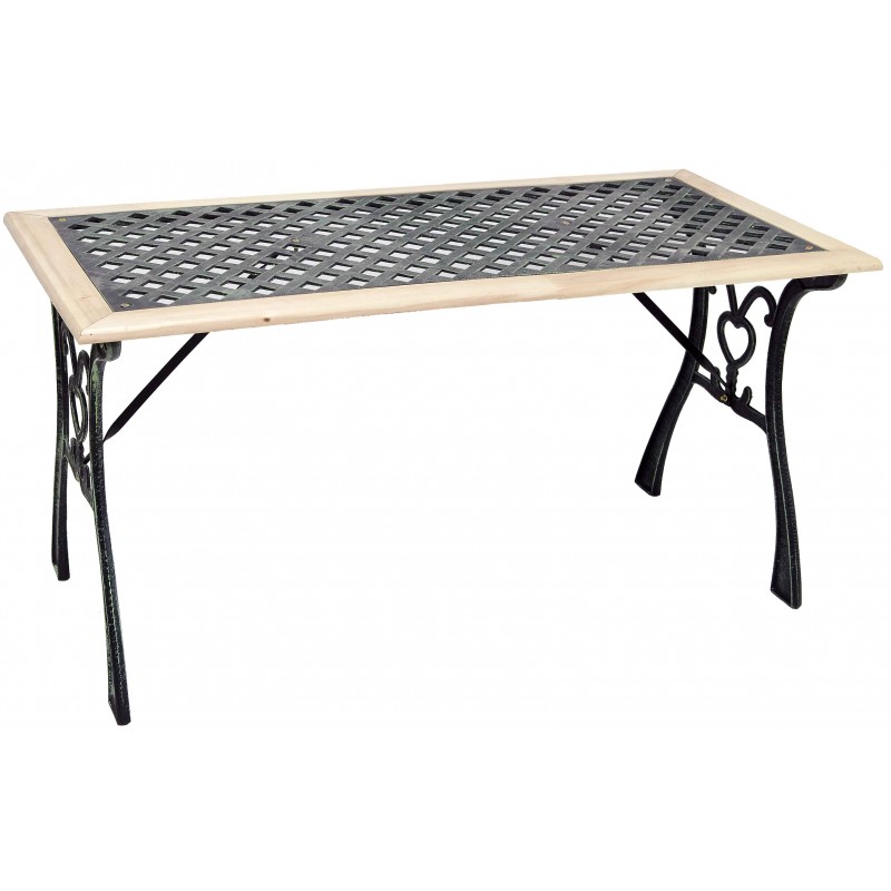 ΤΡΑΠΕΖΙ ΜΑΝΤΕΜΙ ΜΕ ΞΥΛΟ -ΔΙΑΣΤΑΣΕΙΣ: L115xW55xH58cm