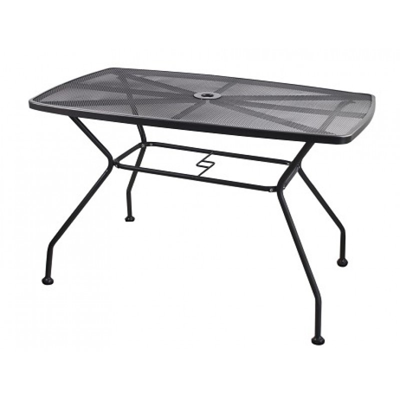 ΤΡΑΠΕΖΙ  ΑΝΘΡΑΚΙ ΜΕΤΑΛΛΙΚΟ  ΔΙΑΤΡΗΤΟ 115x70x73εκ.