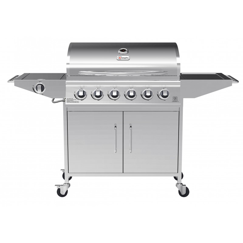 Campfire ΨΗΣΤΑΡΙΑ ΜΕ 6 ΚΑΥΣΤΗΡΕΣ & EXTRA ΕΣΤΙΑ-ΙΝΟΧ