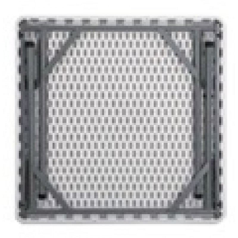 ΤΡΑΠΕΖΙ  ΠΤΥΣΣΟΜΕΝΟ CATERING ΤΕΤΡΑΓΩΝΟ 88x88x74cm  ΛΕΥΚΟ