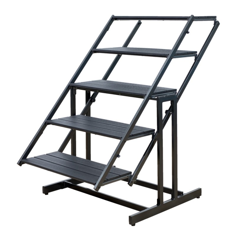 ΤΡΑΠΕΖΙ  ΜΕΤΑΛΛΙΚΟ ΠΤΥΣΣΟΜΕΝΟ CATERING -ΡΑΦΙΕΡΑ -ΠΟΛΛΑΠΛΩΝ ΧΡΗΣΕΩΝ-ΚΑΦΕ- ΔΙΑΣΤΑΣΕΙΣ: 147,5x76,5x73,5 / 76,5x63x132 cm