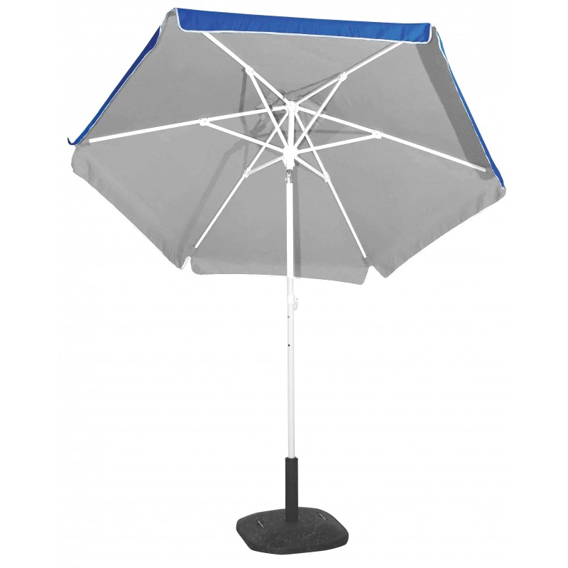 ΟΜΠΡΕΛΑ ΒΕΡΑΝΤΑΣ-ΚΗΠΟΥ-ΘΑΛΑΣΣΗΣ ΜΠΛΕ ΜΕΤΑΛΛΙΚΗ ΕΝΙΣΧΥΜΕΝΗ ΜΕ ΑΣΗΜΙ ΕΠΙΣΤΡΩΣΗ