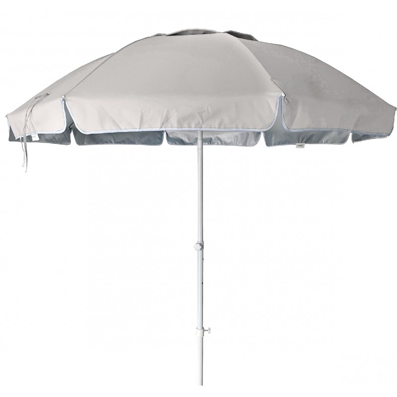 ΟΜΠΡΕΛΑ ΒΕΡΑΝΤΑΣ-ΚΗΠΟΥ-ΘΑΛΑΣΣΗΣ ΕΚΡΟΥ ΕΝΙΣΧΥΜΕΝΗ 2m  ΜΕΤΑΛΛΙΚΗ  ΜΕ ΑΣΗΜΙ ΕΠΙΣΤΡΩΣΗ