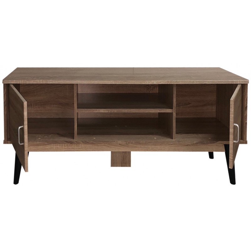 ΕΠΙΠΛΟ TV ΜΕ ΔΥΟ  ΠΟΡΤΕΣ ΚΑΙ ΤΕΣΣΕΡΙΣ ΘΕΣΕΙΣ 140x38x44 εκ ΣΦΕΝΔΑΜΟΣ