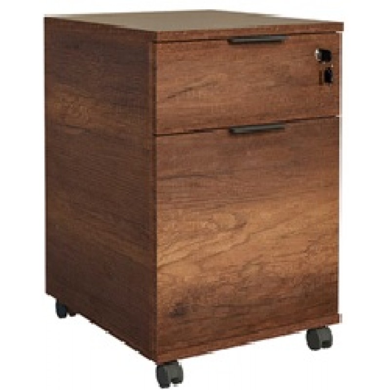 ΣΥΡΤΑΡΙΕΡΑ ΤΡΟΧΗΛΑΤΗ ΜΕ ΕΝΑ ΣΥΡΤΑΡΙ ΜΕ ΚΛΕΙΔΑΡΙΑ KAI  ΕΝΑ ΡΑΦΙ  41x41x61 εκ OSLO WALNUT