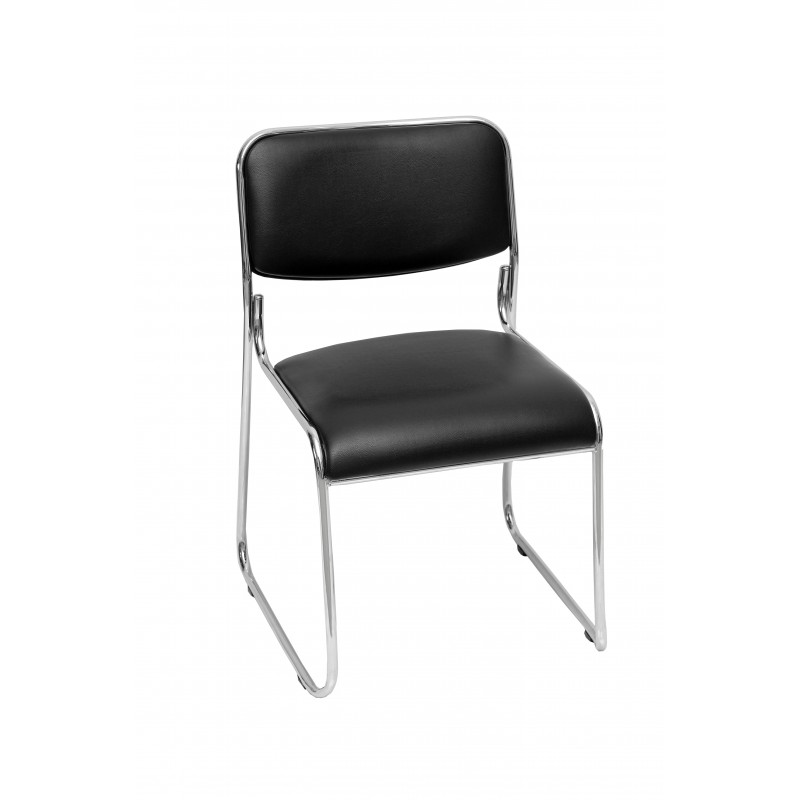 ΚΑΘΙΣΜΑ ΕΠΙΣΚΕΤΟΥ ΜΑΥΡΟ  ΜΑΛΑΚΟ PVC ΠΛΑΤΗ & ΚΑΘΙΣΜΑ ΒΑΣΗ:ΜΕΤΑΛΛΙΚΗ ΧΡΩΜΙΟΥ