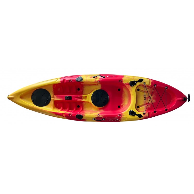 fortis ΚΑΥΑΚ RED-YELLOW  ΜΟΝΟΘΕΣΙΟ L270xW80xD30cm