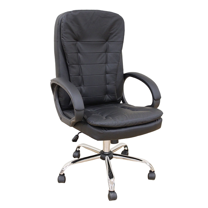 A9938 ΜΑΥΡΟ PVC ΠΟΛΥΘΡΟΝΑ ΓΡΑΦΕΙΟΥ