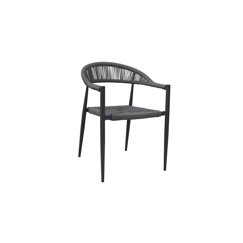 VALERIA GREY/GREY ΠΟΛ/ΝΑ ΑΛΟΥΜΙΝΙΟΥ 57Χ57Χ78εκ.