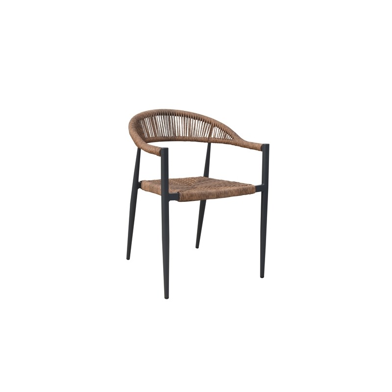 VALERIA GREY/NATURAL ΠΟΛ/ΝΑ ΑΛΟΥΜΙΝΙΟΥ 57Χ57Χ78εκ.