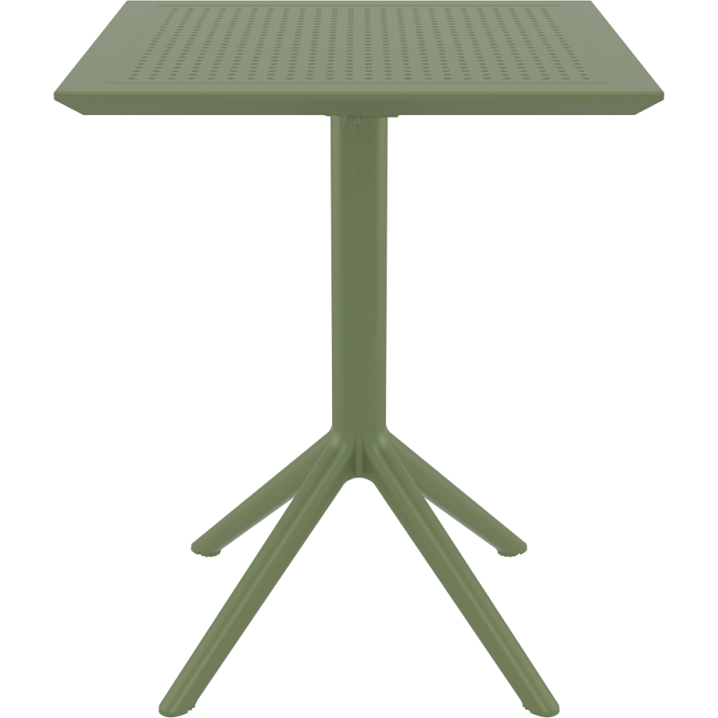 SKY OLIVE GREEN 60Χ60X74εκ. ΤΡΑΠΕΖΙ ΠΤΥΣ/ΝΟ ΠΟΛ/ΝΙΟΥ