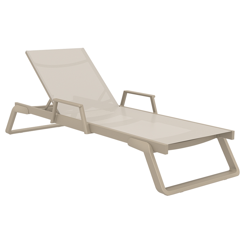 TROPIC ΞΑΠΛΩΣΤΡΑ ΜΕ ΜΠΡΑΤΣΑ TAUPE/TAUPE ΠΟΛ/ΝΙΟΥ