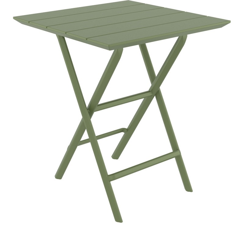 HELEN OLIVE GREEN 60Χ60X74εκ. ΤΡΑΠΕΖΙ ΠΤΥΣ/ΝΟ ΠΟΛ/ΝΙΟΥ