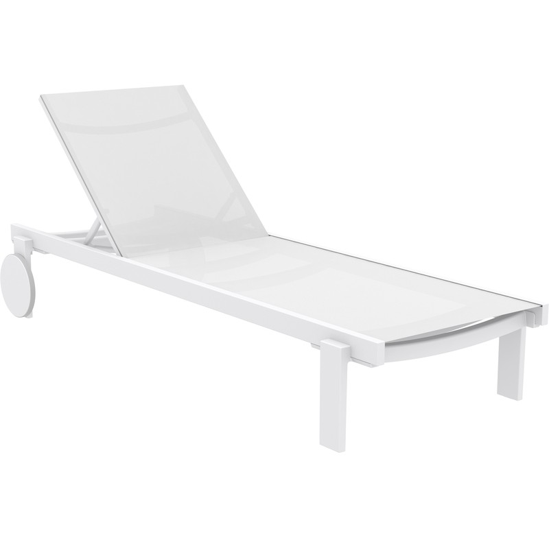 CASABLANCA ΞΑΠΛΩΣΤΡΑ WHITE/WHITE ΑΛΟΥΜ-ΠΟΛ/ΝΙΟΥ