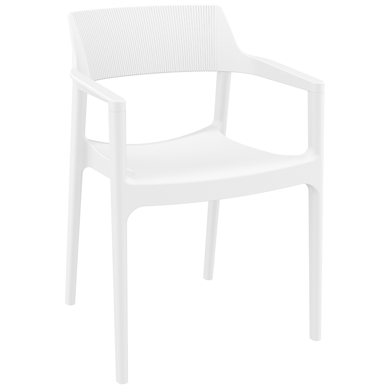 TULUM WHITE ΠΟΛΥΘΡΟΝΑ ΠΟΛ/ΝΙΟΥ 55X52X79εκ.