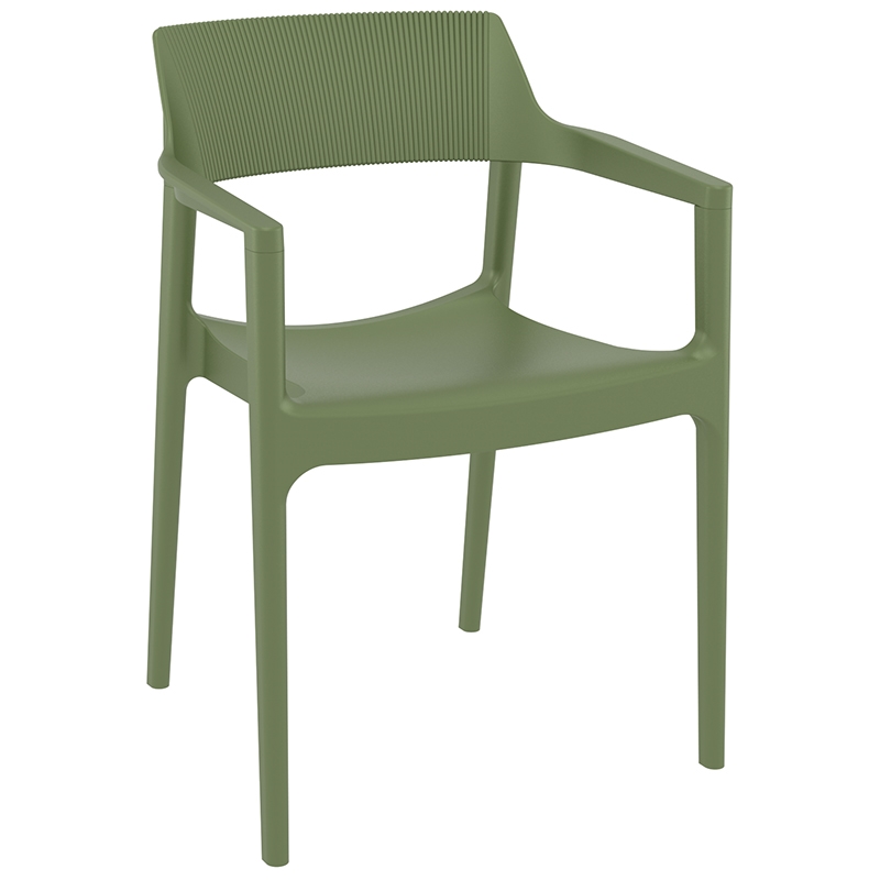 TULUM OLIVE GREEN ΠΟΛΥΘΡΟΝΑ ΠΟΛ/ΝΙΟΥ 55X52X79εκ.