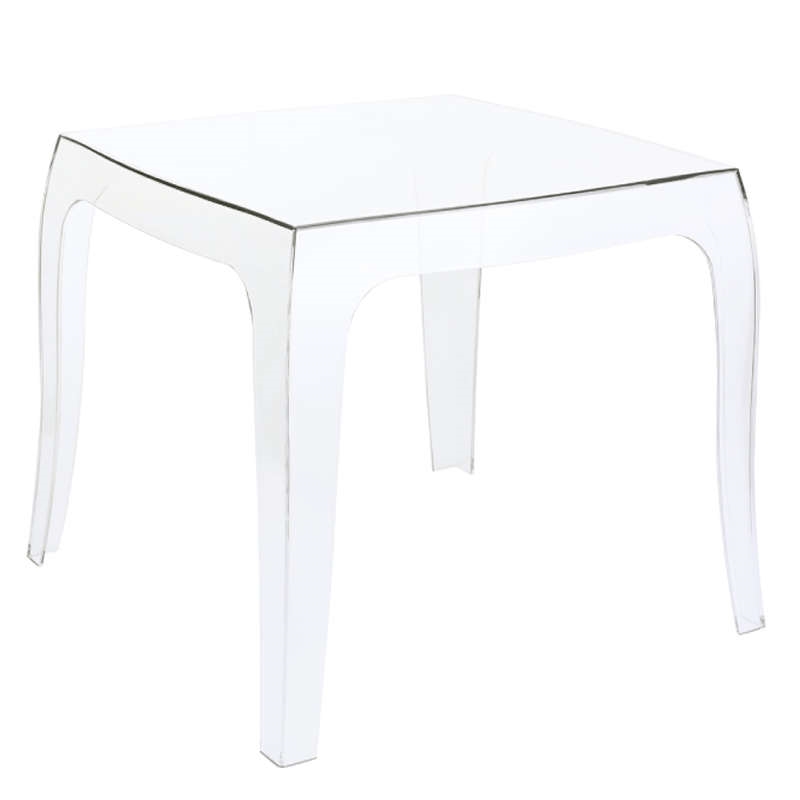 QUEEN CLEAR TRANSP.(Σ4)51Χ51Χ43εκ. ΤΡΑΠΕΖΙ