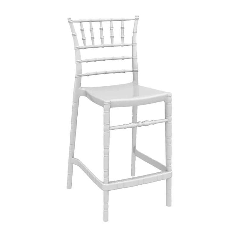 CHIAVARI 65εκ.ΣΚΑΜΠΟ(Σ4)GLOSSY WHITE