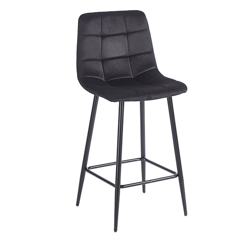 NORA BLACK VELVET ΥΦΑΣΜΑ 65εκ. ΣΚΑΜΠΟ ΜΕΤΑΛΛΙΚΟ 45X41X65-99εκ.