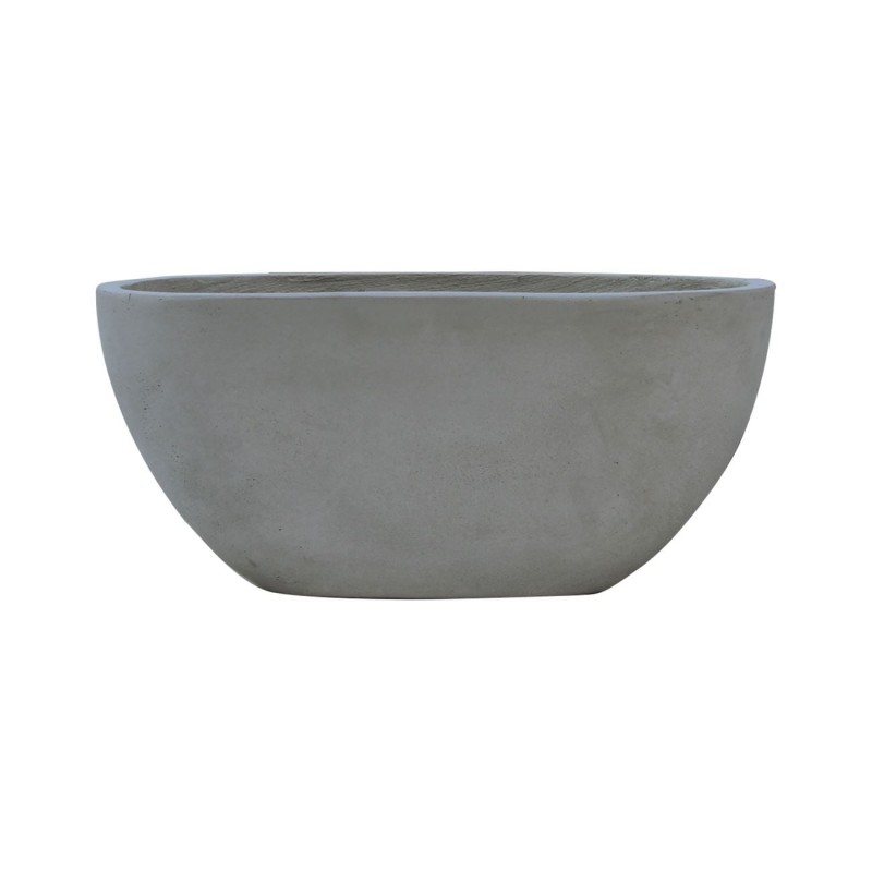 FLOWER POT-4 Cement Grey 56x27x26cm