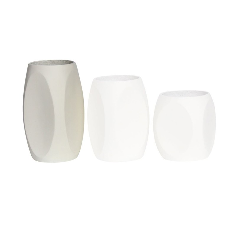 VASE-4 Βάζο Cement, Απόχρωση Beige Φ31x61cm