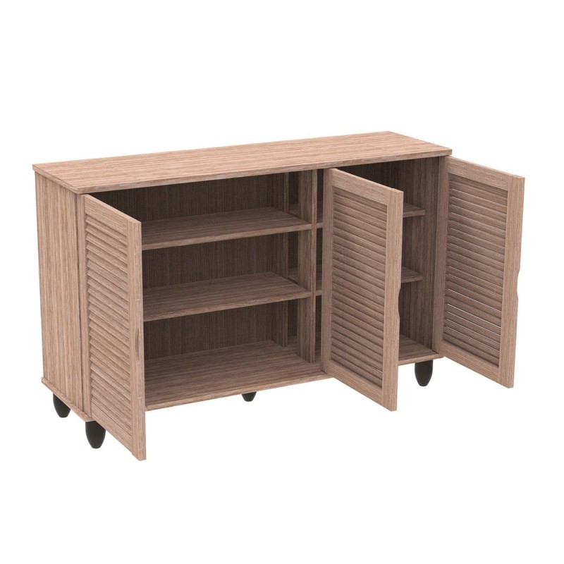 Παπουτσοθήκη 3 Πόρτες Απόχρωση Sonoma