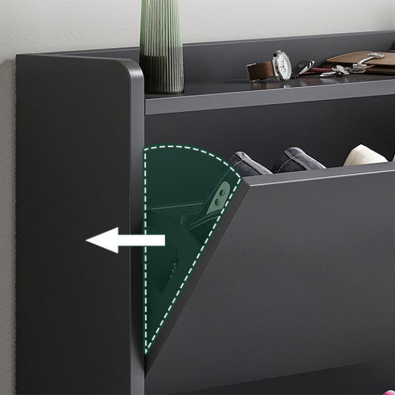 Παπουτσοθήκη MDF - Melamine Απόχρωση Γκρι