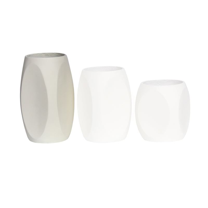 VASE-4 Βάζο Cement, Απόχρωση Beige Φ31x61cm